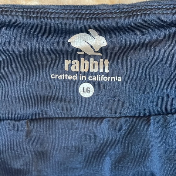 Navy color Rabbit Running shorts - Picture 2 of 5